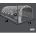 Садова теплиця з UV-12 плівкою 18 м2 (6х3х2м) BASS POLSKA, Сіра
