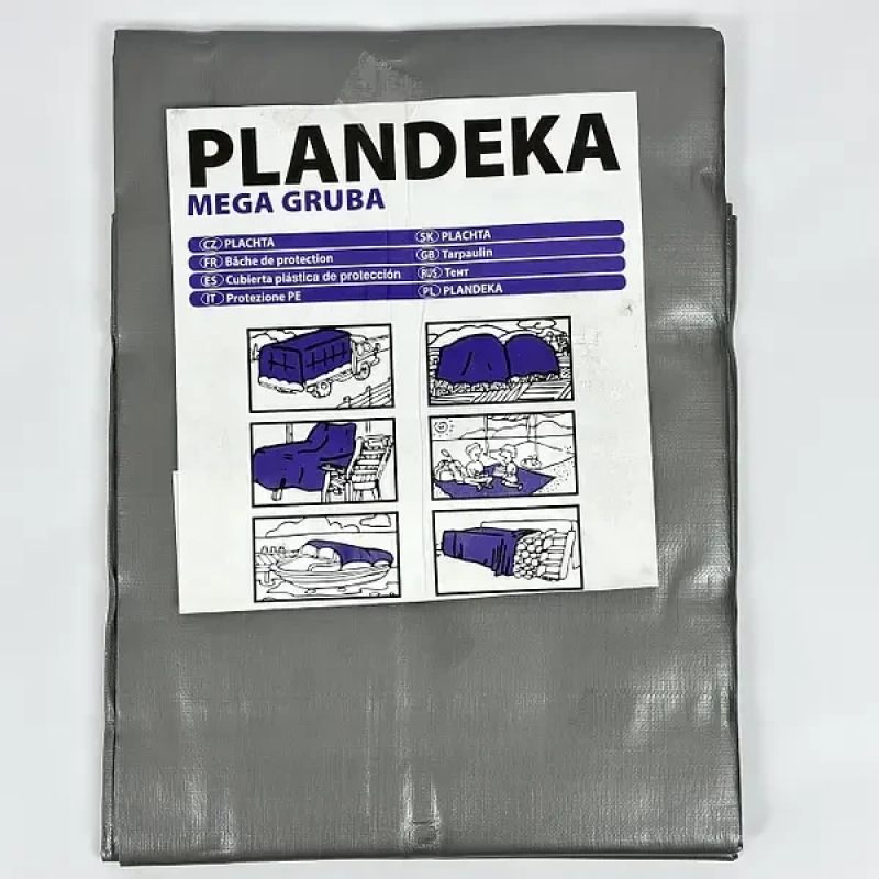Тент 260 г/м2 4х6м “PLANDEKA“ поліпропіленовий двосторонній