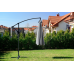Садова розкладна парасоля Funfit Garden (діаметр - 3 метри) з боковою стійкою, Сіра