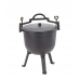 Туристичний чавунний казан 11 л Garden Line на 3 ніжках з кришкою та ручкою для перенесення (Польща)