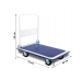 Платформний візок вантажний Garden Line (73 × 47 × 83 см) зі складною ручкою | вантажопідйомність - 150 кг (Польща)
