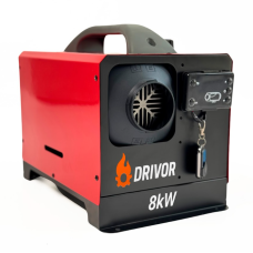 Автономний дизельний обігрівач (Webasto) Drivor 8 кВт (12В/24В/220В) з LCD-дисплеєм та пультом ДК
