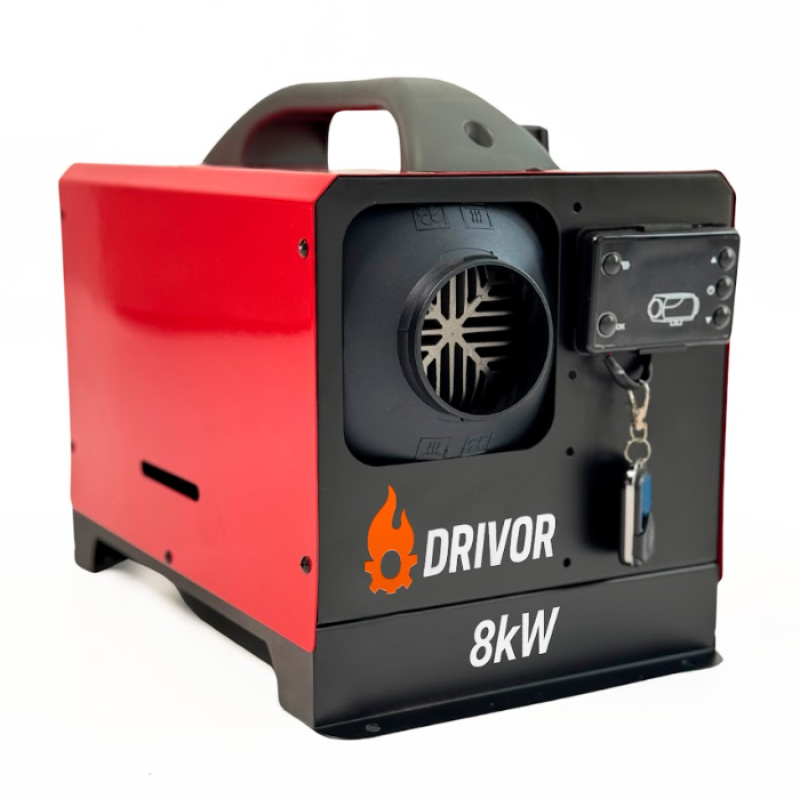 Автономний дизельний обігрівач (Webasto) Drivor 8 кВт (12В/24В/220В) з LCD-дисплеєм та пультом ДК