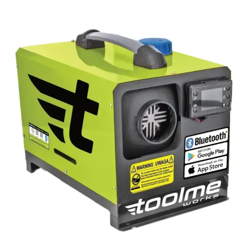 Дизельний автономний обігрівач 9 кВт TOOLME TM188 (230V/12V/24V) керування Bluetooth (Android / iOS) + пульт ДК